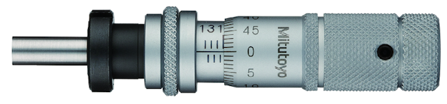 Image of micrometer head zero adjustable 0-13mm, clamp nut, spi. lock, rev. rea. .