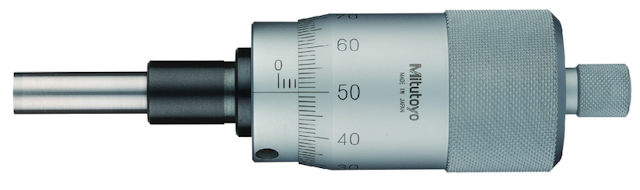 Image of micrometer head quick spindle, 1mm/rev. 0-25mm .