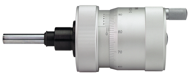 Image of micrometer head xy-stage, thimble 49mm 0-25mm, x-axis, spherical spindle .