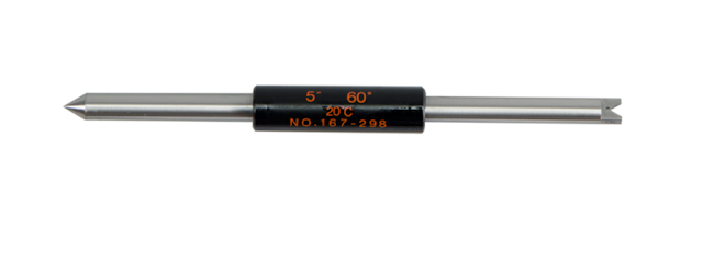 Image of setting standard screw thread micrometer 60¬∞, length: 5" .