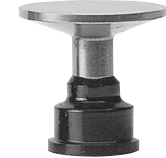 Image of spindle attachment tip disk-plate for micrometer anvils 6,35mm .