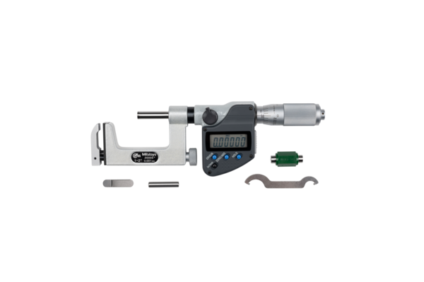 Image of digital interchangeable anvil micrometer inch/metric, 1-2", ip65 .