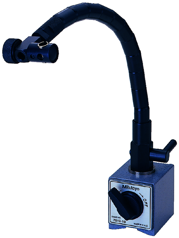 Image of magnetic stand with flexible arm 250mm working radius .