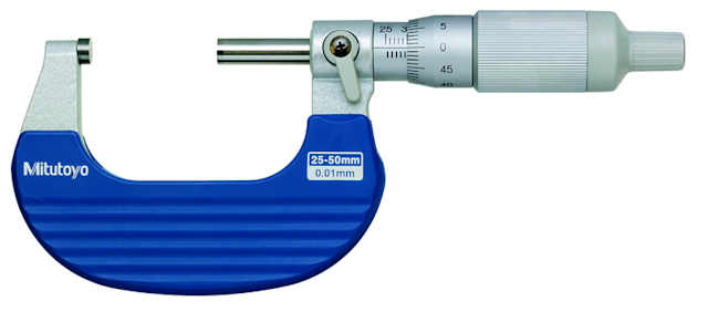 Image of ratchet thimble micrometer 25-50mm,0,01mm .