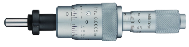 Image of micrometer head, differential screw 0-13 mm .
