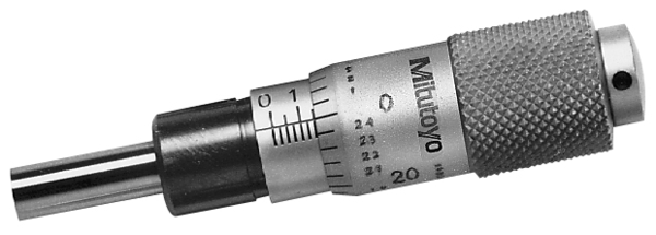 Image of micrometer head, small standard type 0-0,5" .