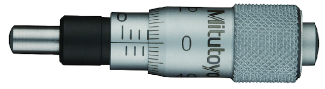 Image of micrometer head ultra-small 0-6,5mm, spherical spindle .