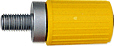 Image of color ratchet stop for analog micrometer 0-300 mm yellow .